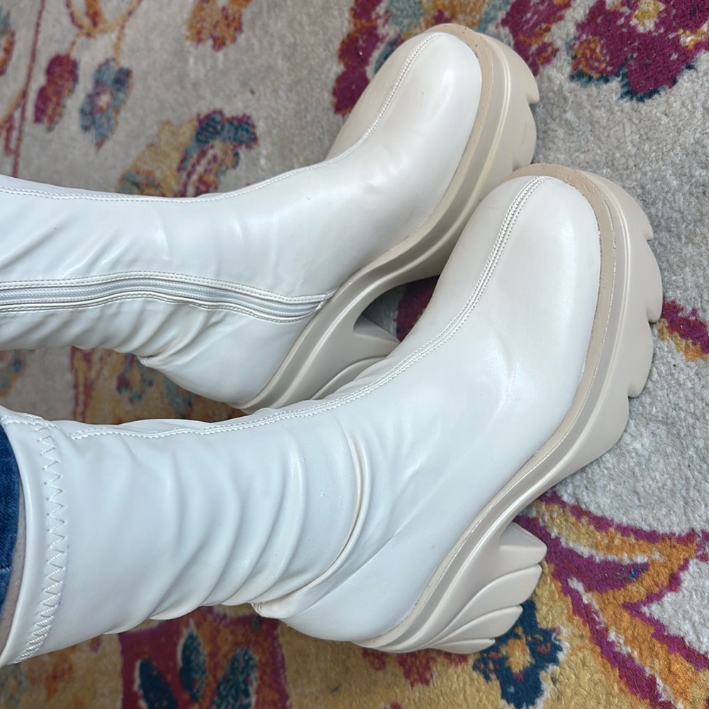 White boots